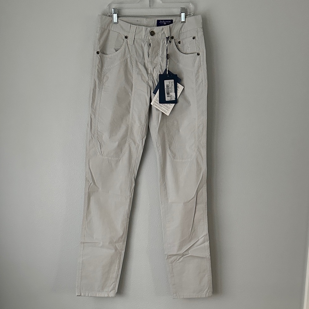 Jeckerson | Men's Classic Popline Stone Art Tapered Chino, 30